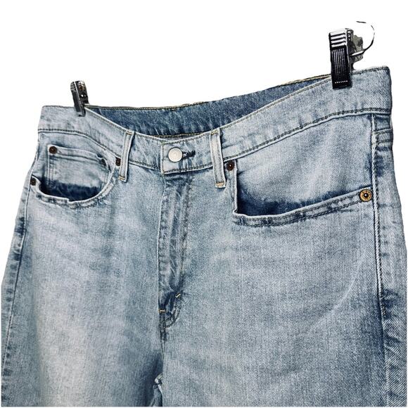 Levi's 514 Bootcut Jeans Mens 36X30 Light Wash Red Tab Zip School Classic Gorp - Picture 2 of 8